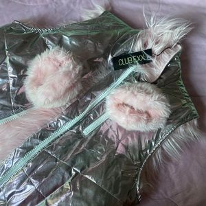 Pastel Pink Reversible Vest